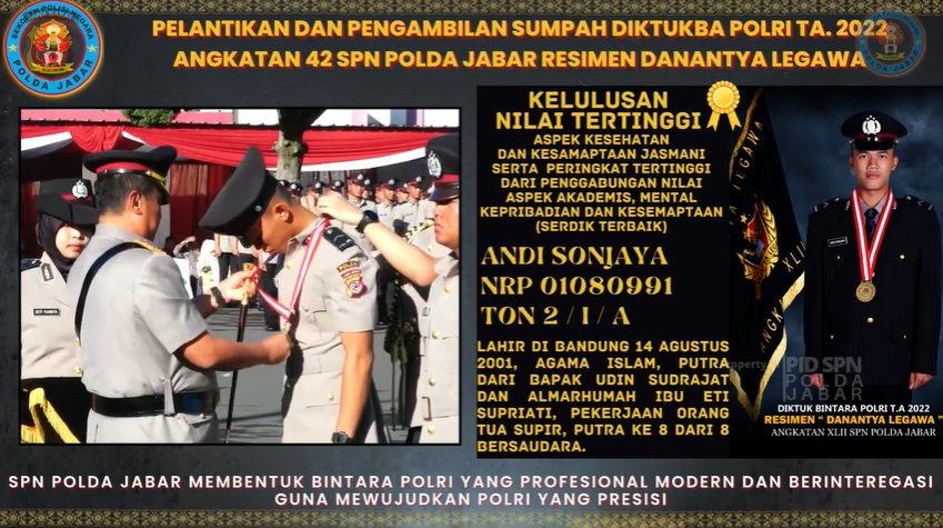 anak sopir angkot jadi polisi terbaik © YouTube