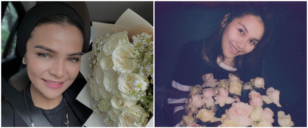 beda gaya rosmanizar dan ayu ting ting © instagram