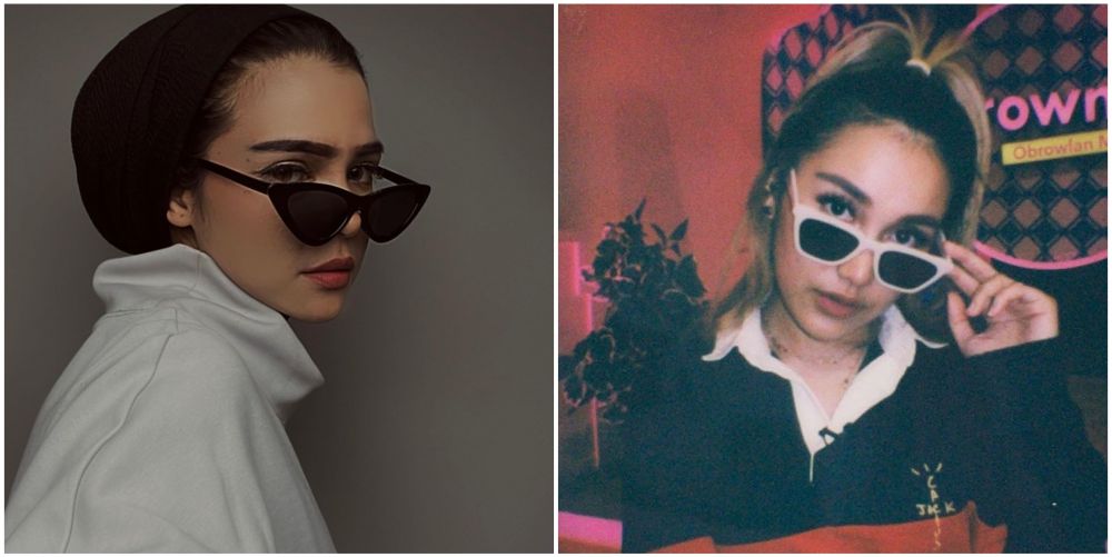 beda gaya rosmanizar dan ayu ting ting © instagram