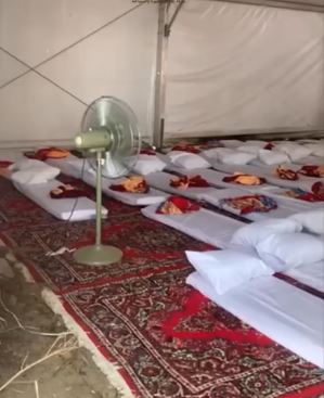 Penampakan tenda jemaah haji di Arafah, dilengkapi kasur hingga blower