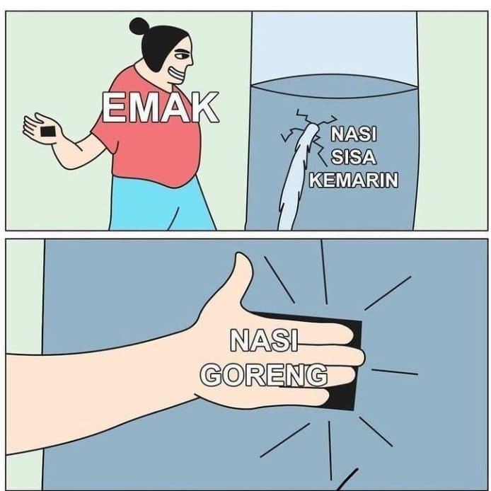 Kelakuan emak-emak saat di rumah Berbagai sumber