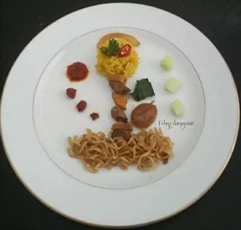 15 Potret plating makanan rumahan ala restoran ini kelewat kreatif