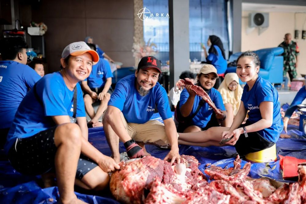 ayu ting ting potong kurban © Instagram/@ayutingting92 ayu ting ting potong kurban © Instagram/@ayutingting92