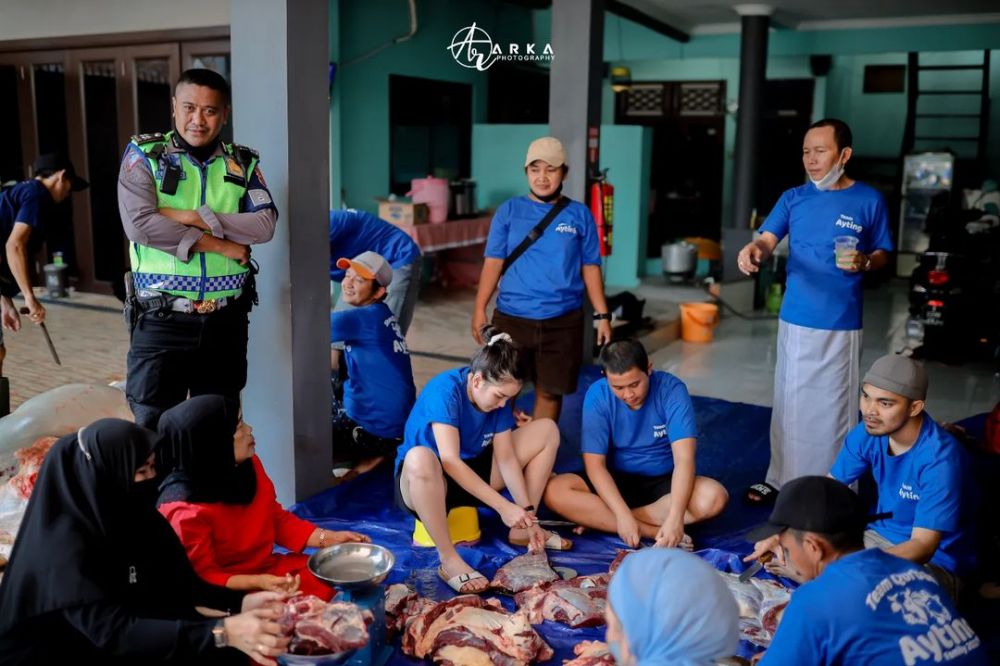 ayu ting ting potong kurban © Instagram/@ayutingting92 ayu ting ting potong kurban © Instagram/@ayutingting92