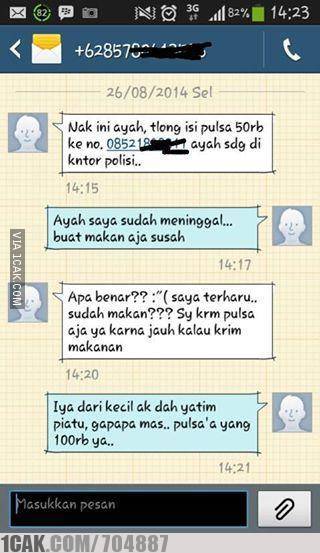 chat kocak gagal menipu © berbagai sumber chat kocak gagal menipu © berbagai sumber