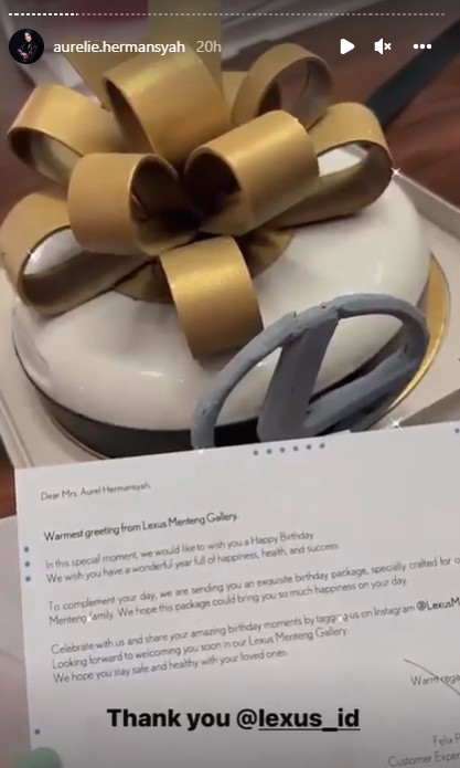 10 Potret kue ultah Aurel Hermansyah ke-24, ada yang unik tema Thor