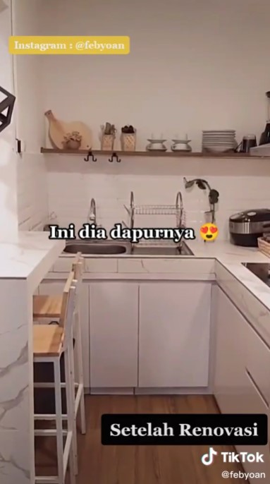 Transformasi rumah subsidi © TikTok