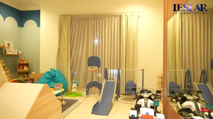11 Potret kamar baru anak Lesty Kejora, mirip playground