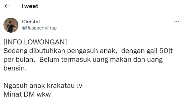 Potret nyeleneh informasi lowongan kerja © berbagai sumber
