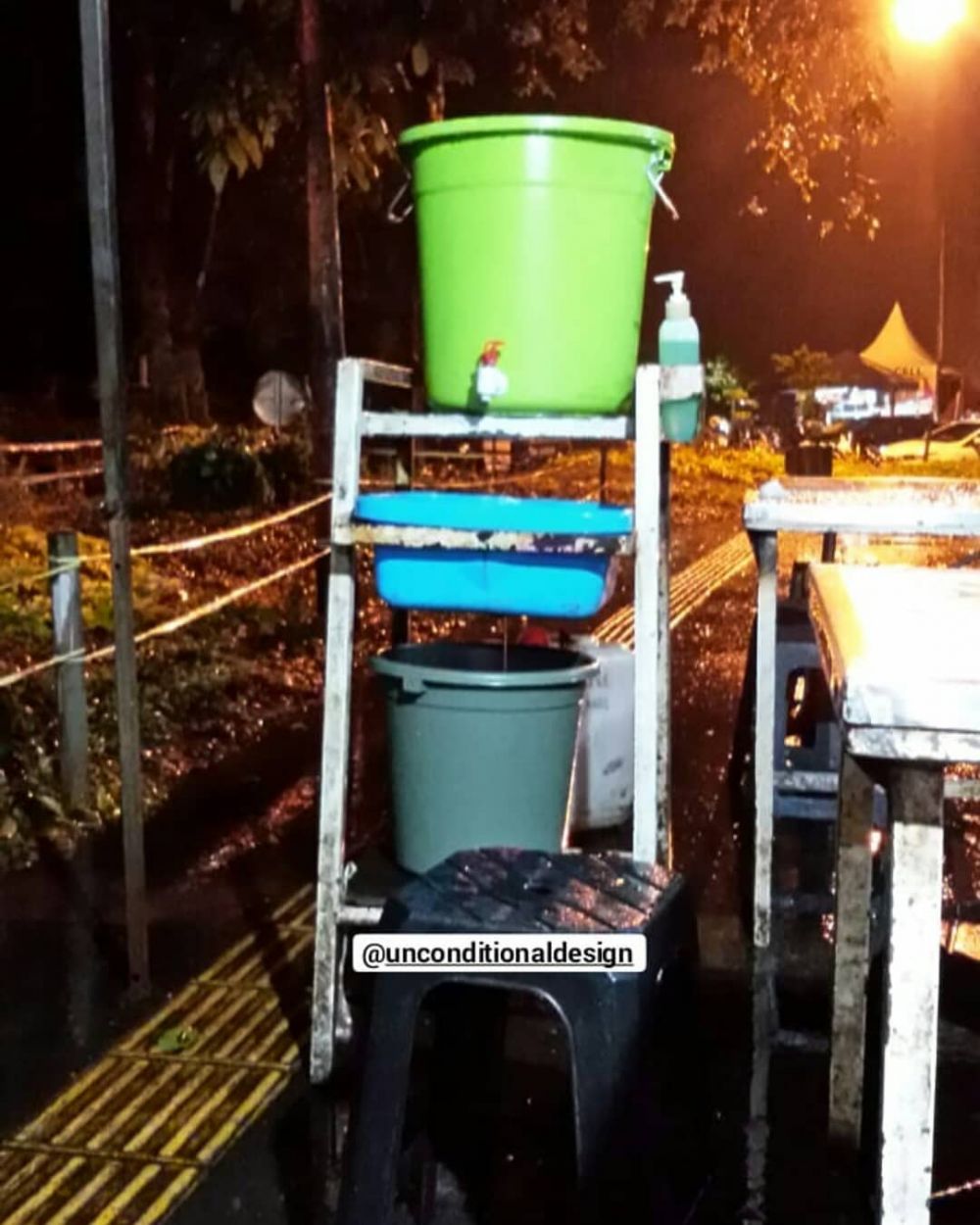 wastafel dibuat dari barang bekas © berbagai sumber