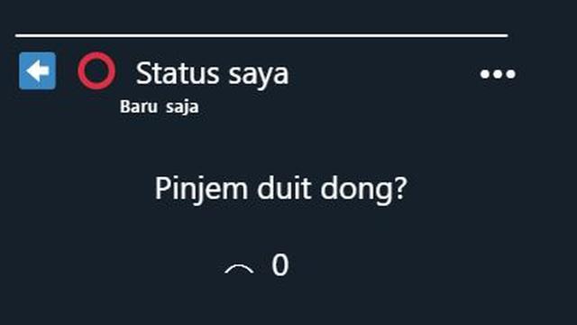  Status wa orang pinjam uang Berbagai sumber