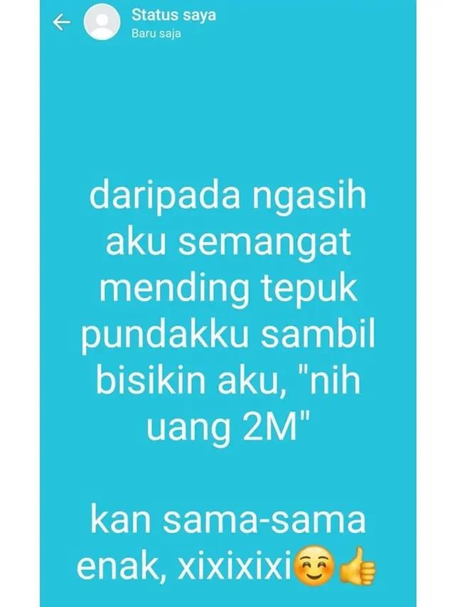  Status wa orang pinjam uang Berbagai sumber