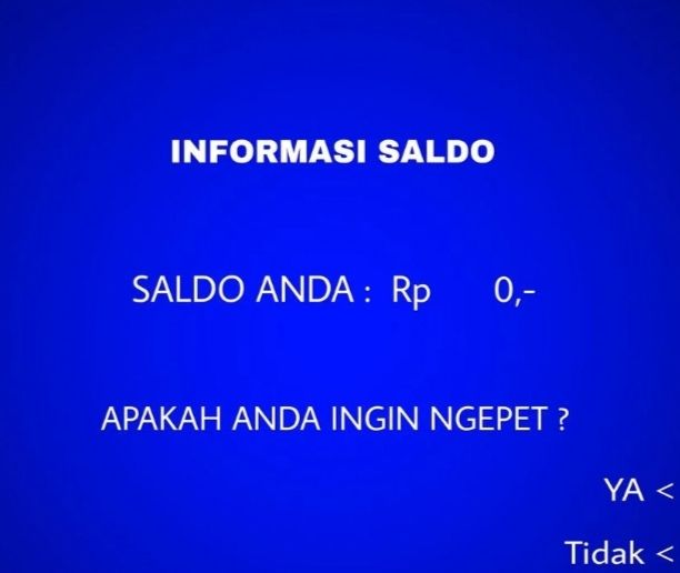 momen saldo atm tidak cukup © berbagai sumber