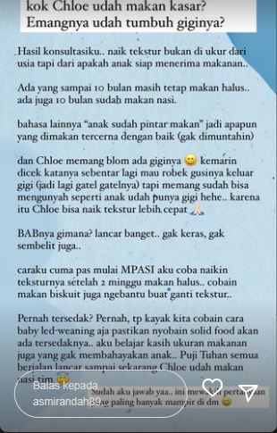 10 Trik Asmirandah masak MPASI ini bikin anak tak bosan makan