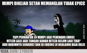 Meme kocak kejadian yang dialami saat mimpi Berbagai sumber