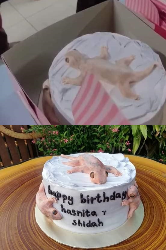 15 Potret kue ulang tahun dengan hiasan nyeleneh, idenya ada-ada aja