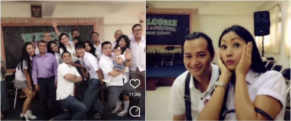 seleb ultah tema sekolah © berbagai sumber