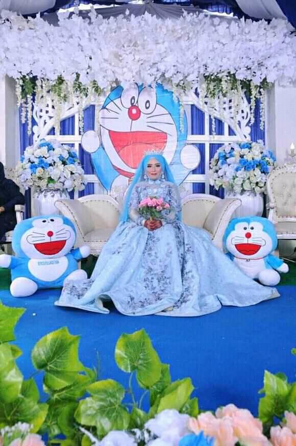 pernikahan bertema Doraemon © berbagai sumber