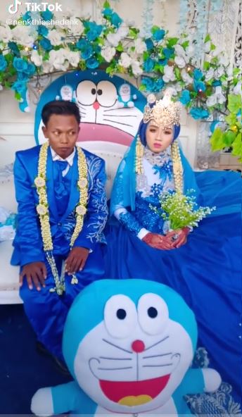 pernikahan bertema Doraemon © berbagai sumber