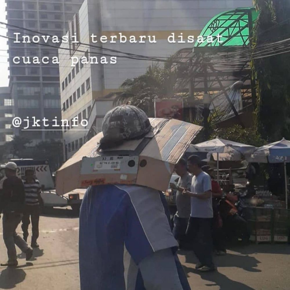 cara nyeleneh menghindari panas © berbagai sumber cara nyeleneh menghindari panas © berbagai sumber