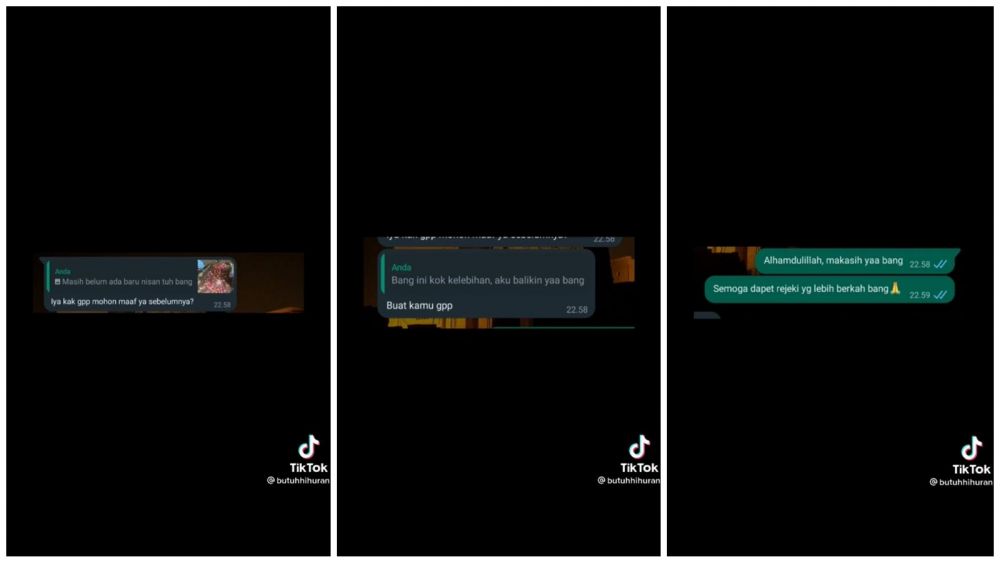 penipu kembalikan uang ojol anak Yatim © berbagai sumber