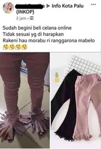 momen apes beli celana © berbagai sumber momen apes beli celana © berbagai sumber