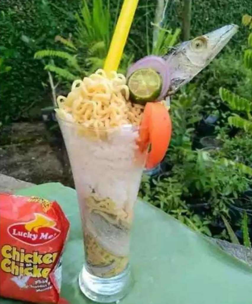 17 Potret nyeleneh kombinasi minuman ini bikin nggak habis pikir