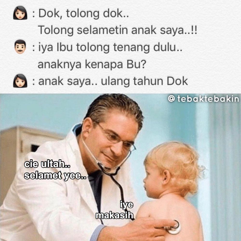 Meme kocak obrolan pasien dan dokter ini bikin tepuk jidat Berbagai sumber