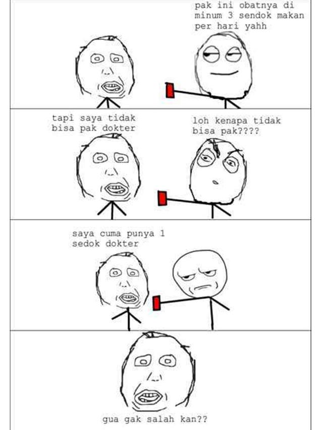 Meme kocak obrolan pasien dan dokter ini bikin tepuk jidat Berbagai sumber