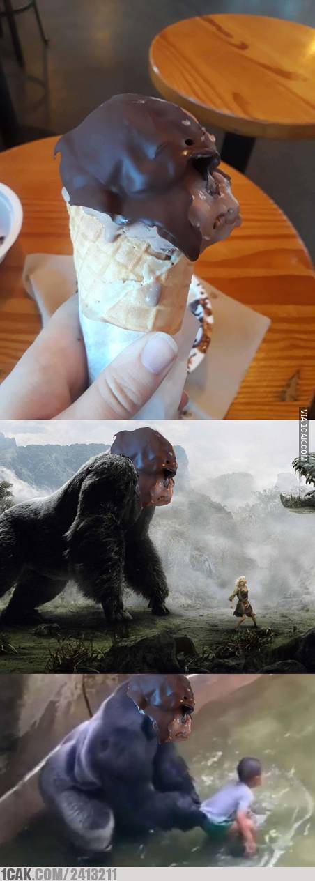 19 Potret es krim nyeleneh ini bikin mikir keras sebelum makan