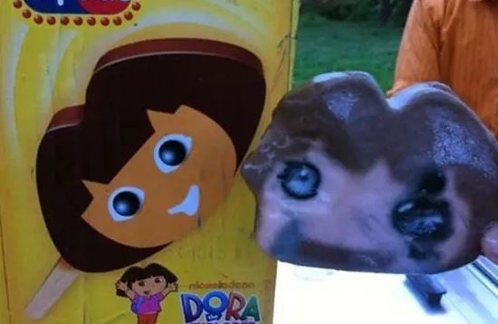 19 Potret es krim nyeleneh ini bikin mikir keras sebelum makan