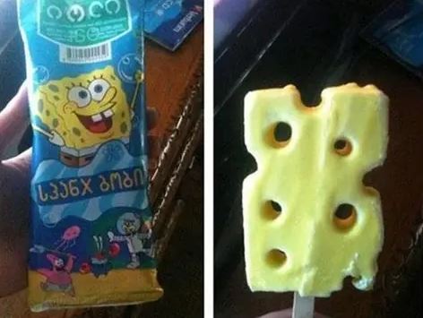 19 Potret es krim nyeleneh ini bikin mikir keras sebelum makan