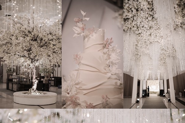 Potret wedding cake 13 penyanyi, milik Via Vallen megah dan elegan