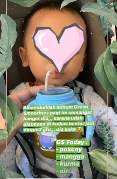 11 Kreasi green smoothies ala Nuri Maulida, praktis dan kaya nutrisi