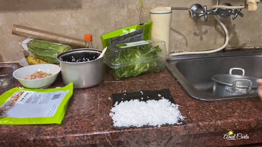 10 Cara Amel Carla bikin nasi sushi tanpa beras Jepang, pulen dan enak