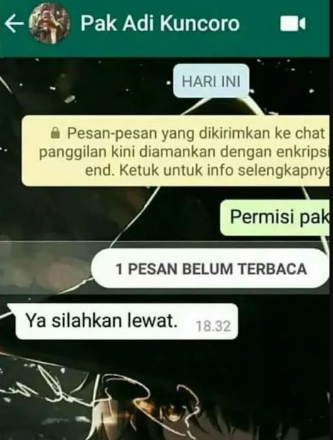 Chat lucu mahasiswa bimbingan ke dosen Berbagai sumber