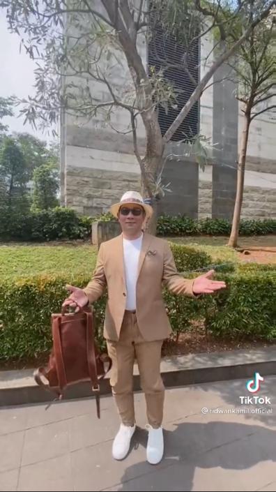 Ridwan Kamil Citayam Fashion Week © TikTok/@ridwankamil.official