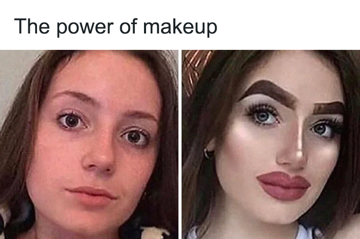 13 Potret lucu gambarkan susahnya pakai makeup ini bikin ketawa geli