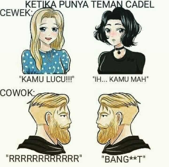 Meme lucu perbedaan reaksi antara cowok dan cewek Berbagai sumber Meme lucu perbedaan reaksi antara cowok dan cewek Berbagai sumber