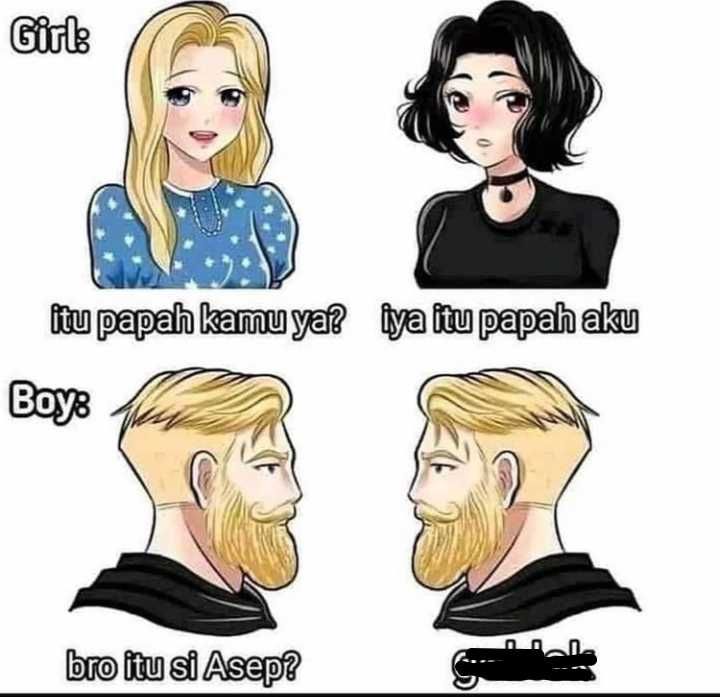 Meme lucu perbedaan reaksi antara cowok dan cewek Berbagai sumber Meme lucu perbedaan reaksi antara cowok dan cewek Berbagai sumber