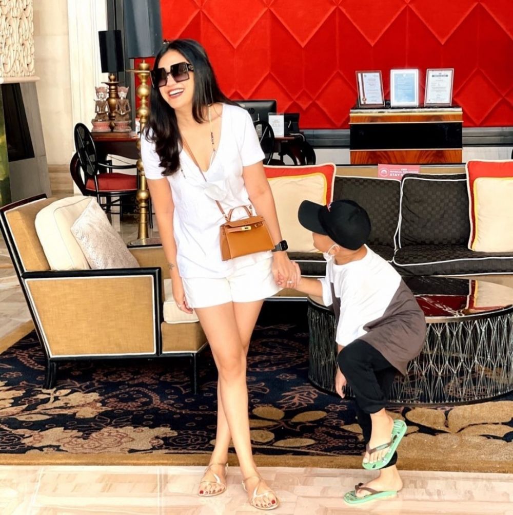 Transformasi Oline Mendeng © Instagram Transformasi Oline Mendeng © Instagram