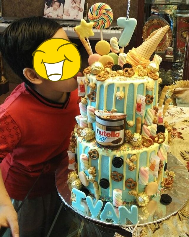 10 Kue ultah keluarga Inul Daratista, desainnya simpel hingga unik