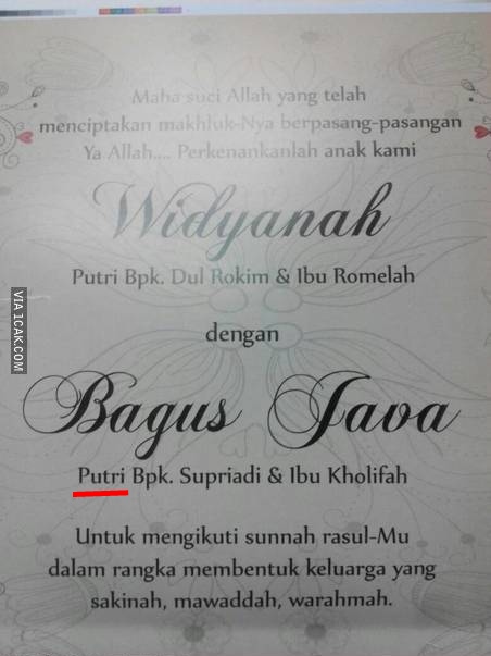 isi nyeleneh nikahan © berbagai sumber