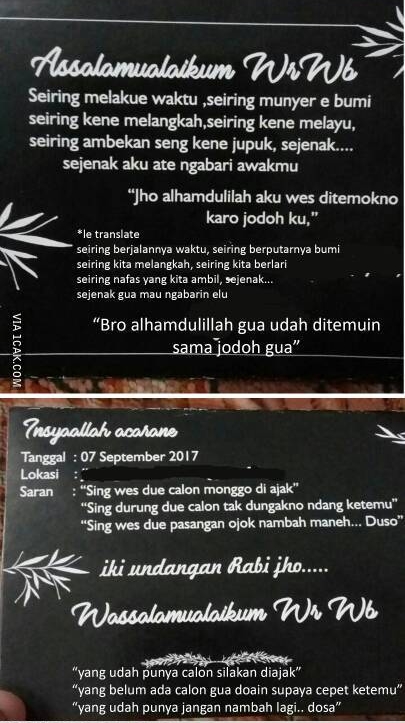 isi nyeleneh nikahan © berbagai sumber