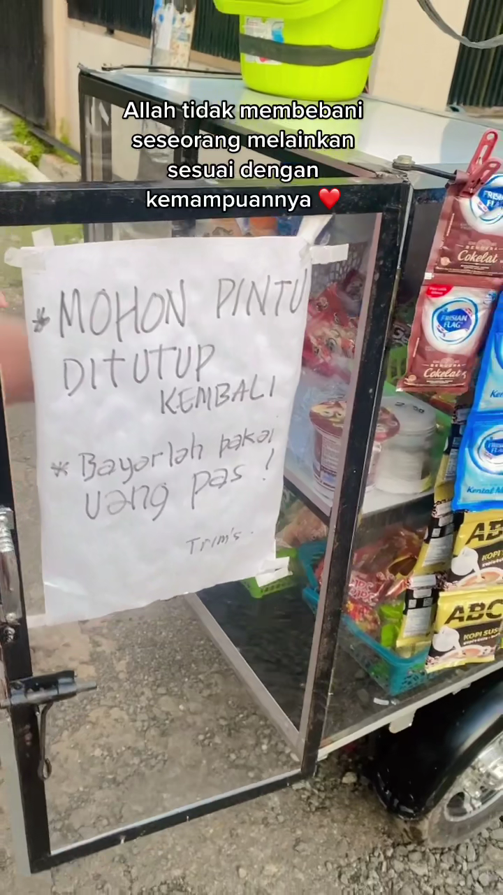pedagang keliling berkebutuhan khusus © TikTok
