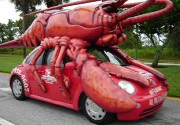 modifikasi mobil bentuk makanan © berbagai sumber