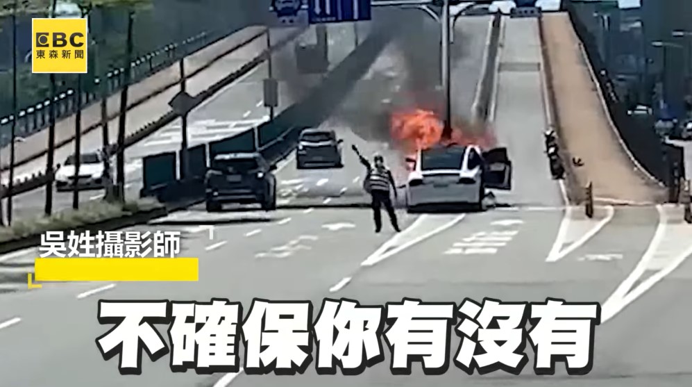 Detik-detik Jimmy Lin kecelakaan, mobilnya tabrak tiang dan terbakar