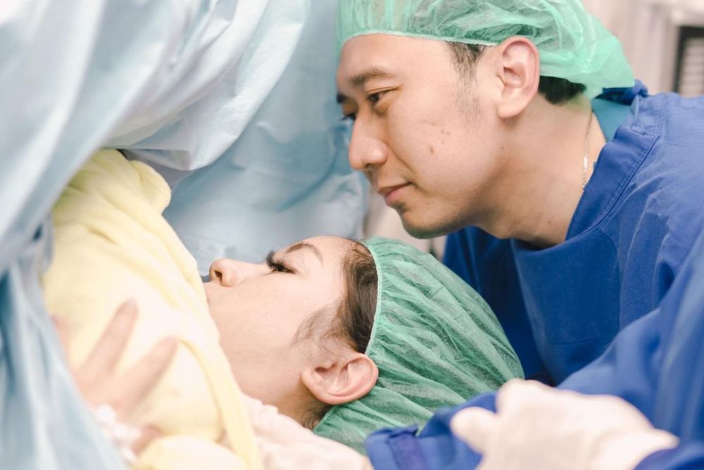 Momen Aliya Rajasa melahirkan anak keempat © Instagram