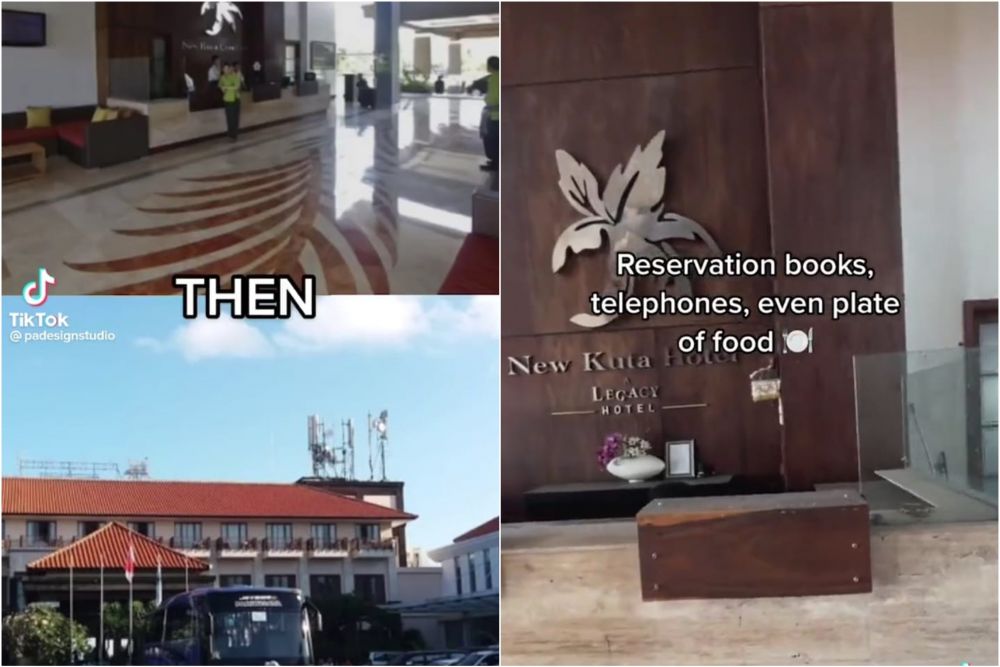 hotel mewah di bali terbengkalai © TikTok
