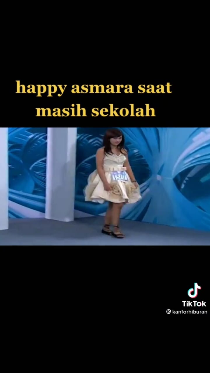 potret lawas happy asmara saat audisi dacademy © TikTok potret lawas happy asmara saat audisi dacademy © TikTok